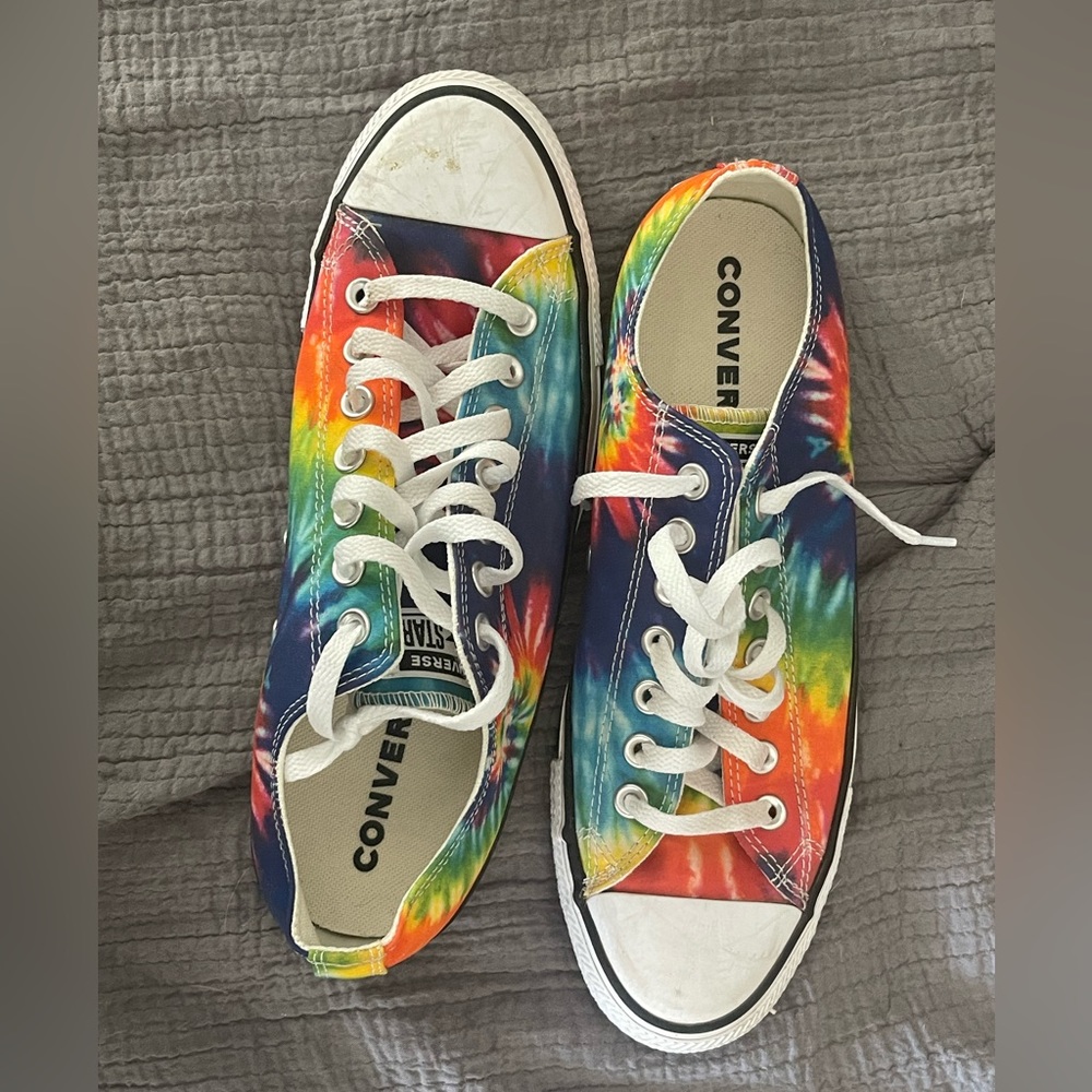 Rainbow Tye Dye Converse